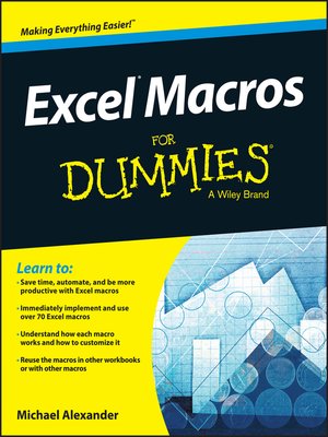 cover image of Excel Macros For Dummies